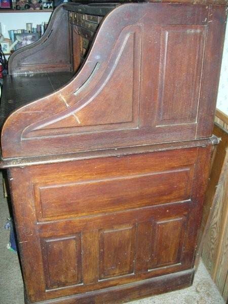 Antique Desk Side Before Restoration — The Tri-State Area — Carriage House II In-Home Restorations