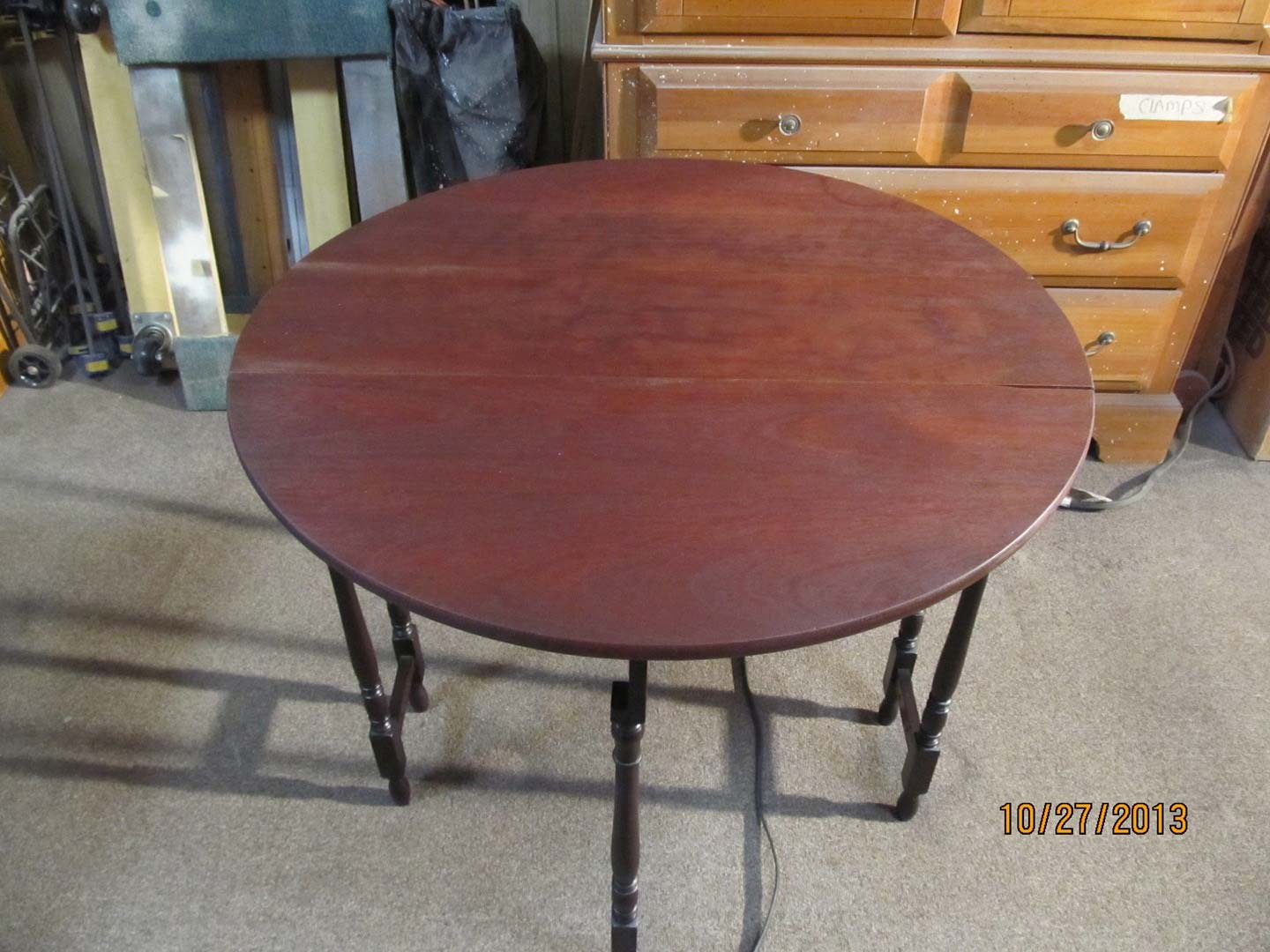 Antique Tabletop After Restoration — The Tri-State Area — Carriage House II In-Home Restorations