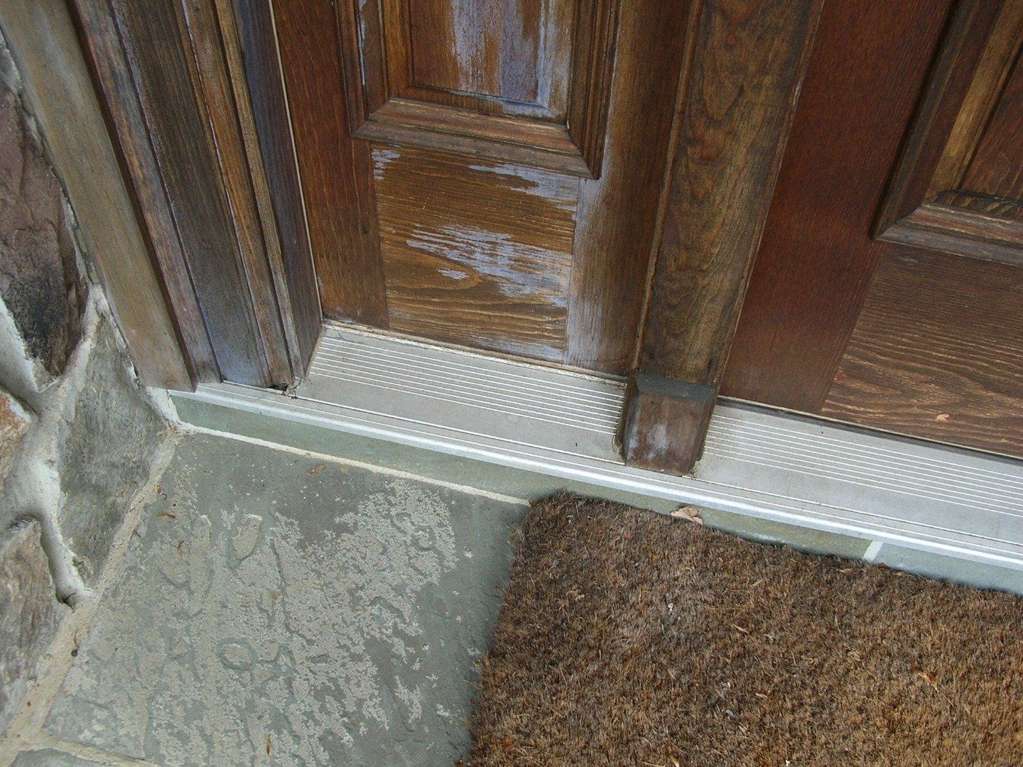 Front Door with Damaged — The Tri-State Area — Carriage House II In-Home Restorations