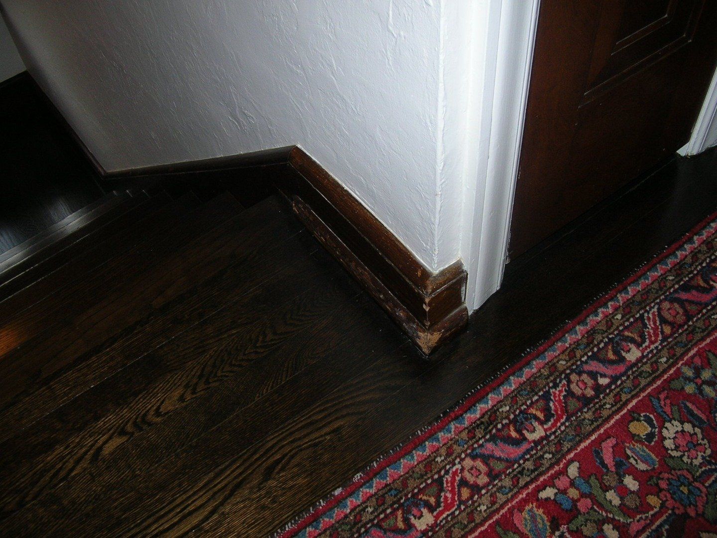 Before Home Woodwork Restoration — The Tri-State Area — Carriage House II In-Home Restorations