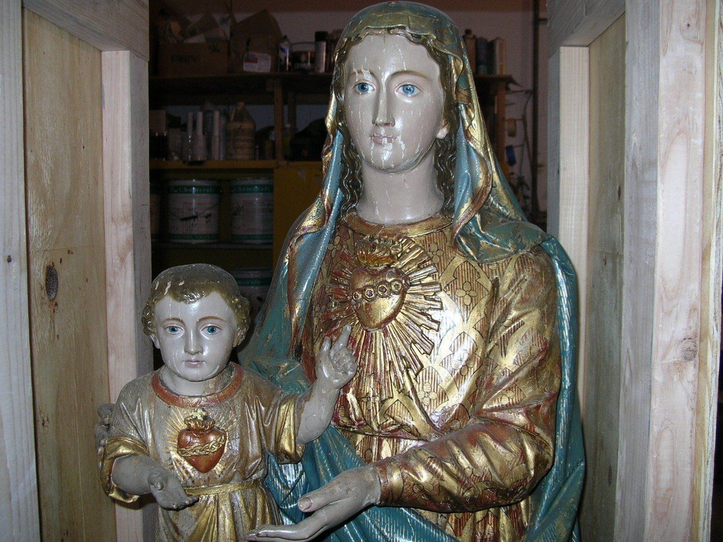 Two Religious Statue — The Tri-State Area — Carriage House II In-Home Restorations