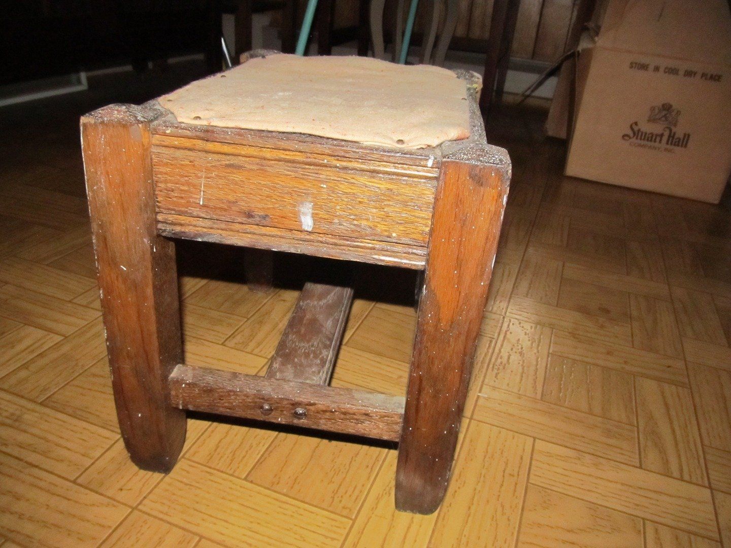 Old Footstool — The Tri-State Area — Carriage House II In-Home Restorations