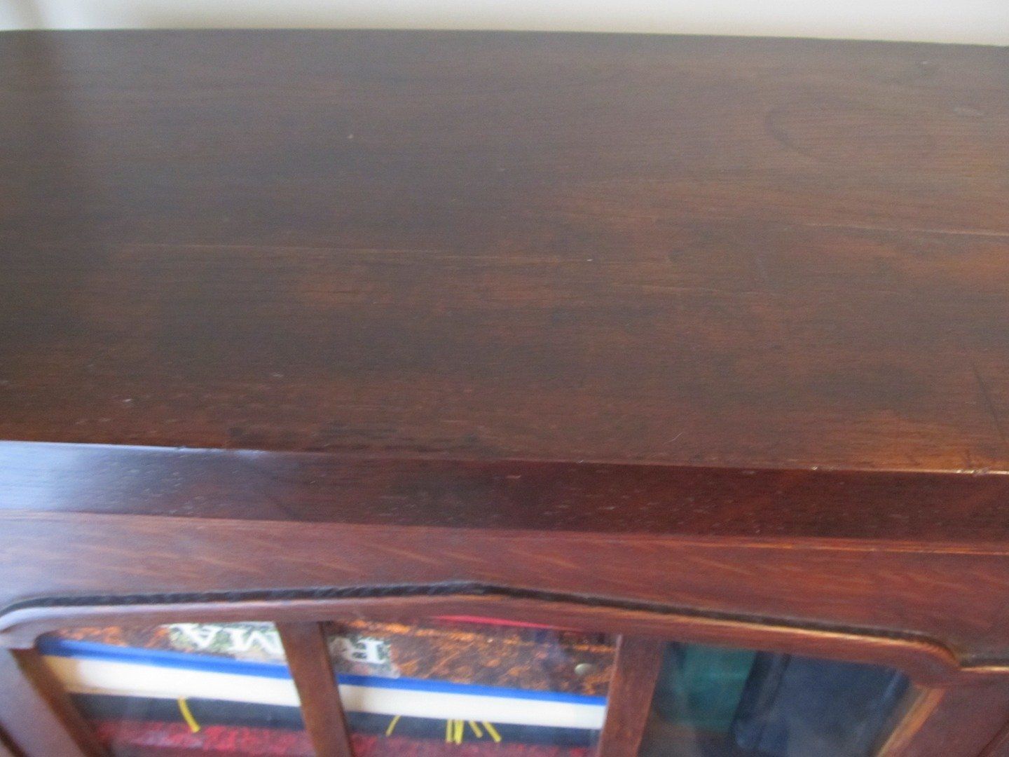 Brown Antique Mission Bookcase — The Tri-State Area — Carriage House II In-Home Restorations