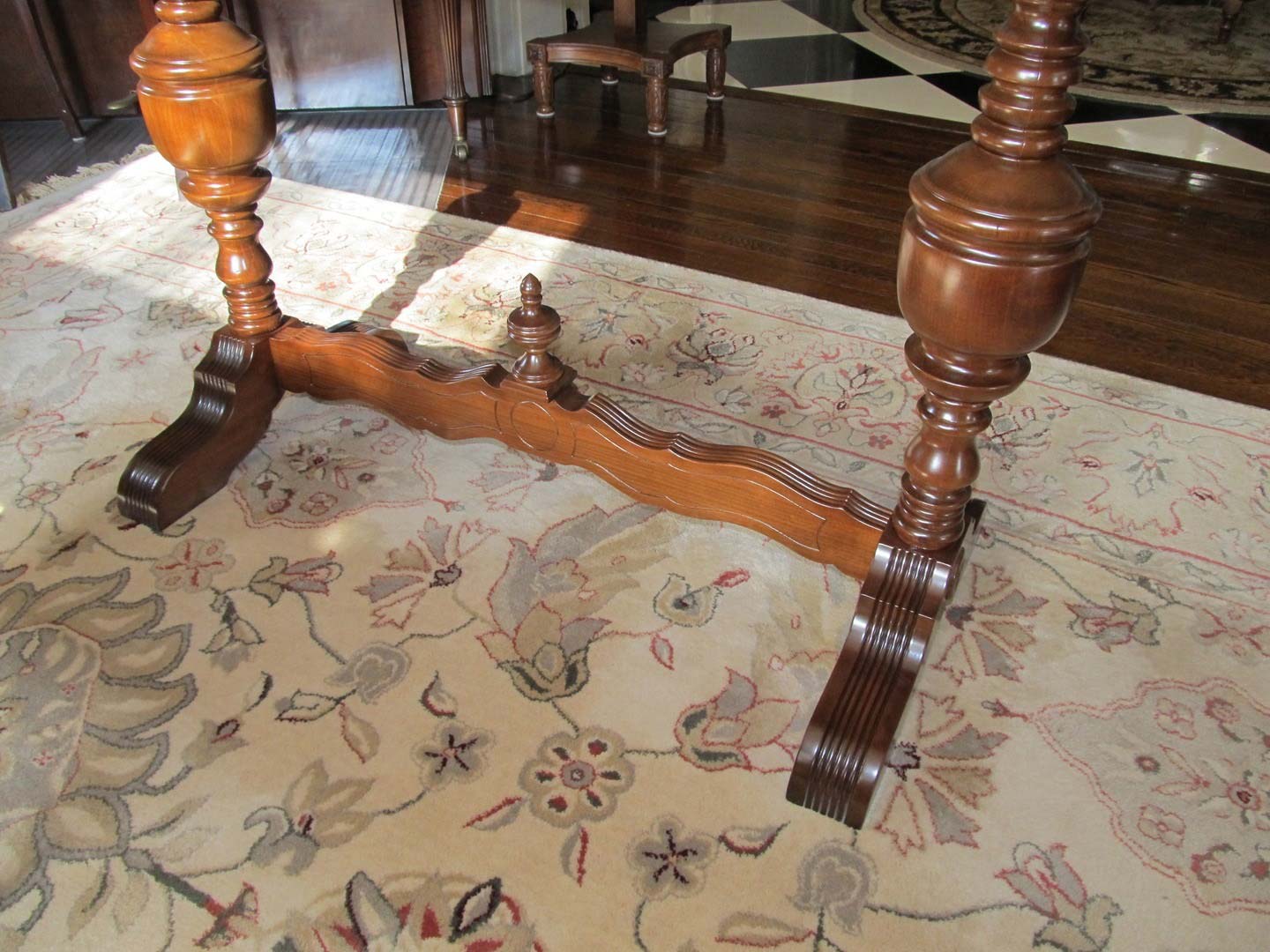 After Library Table Restoration — The Tri-State Area — Carriage House II In-Home Restorations