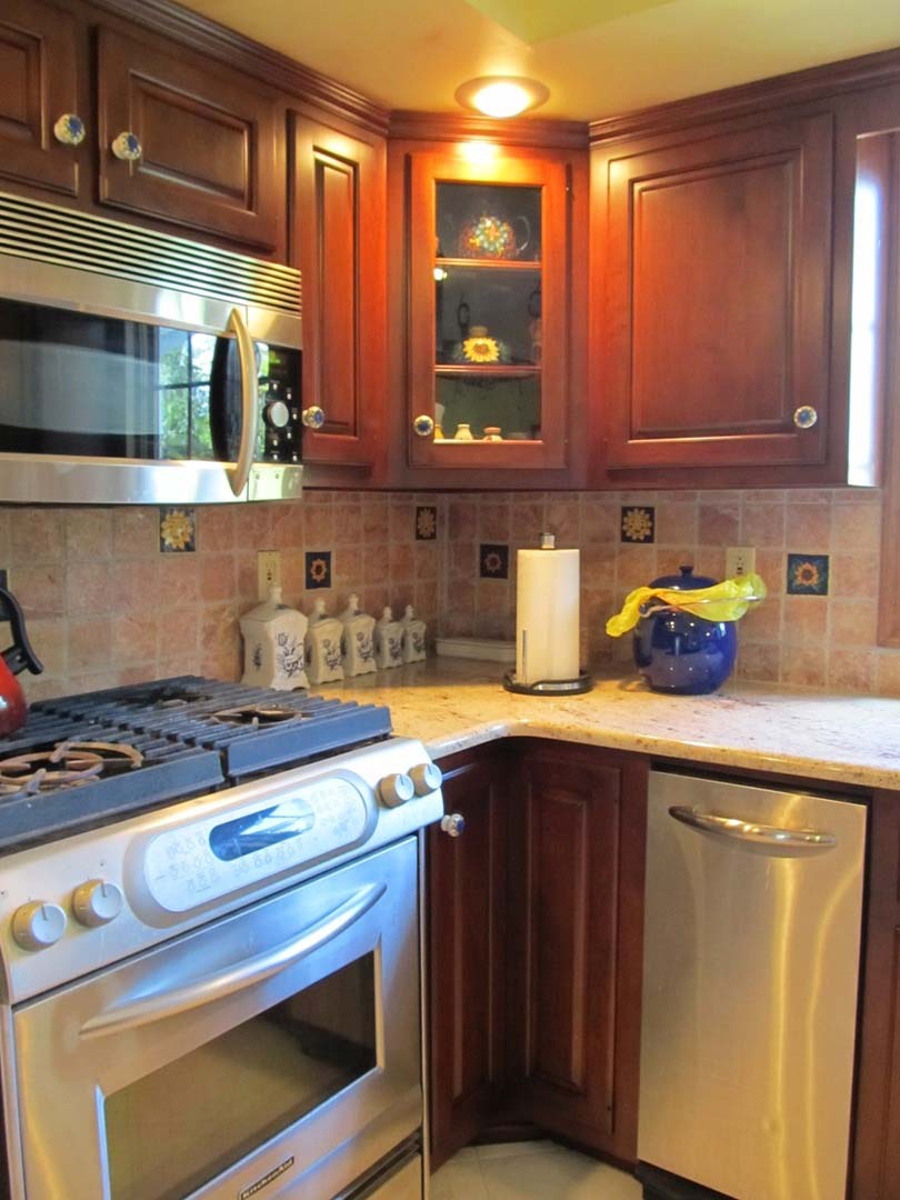 Mahogany Kitchen Cabinets — The Tri-State Area — Carriage House II In-Home Restorations