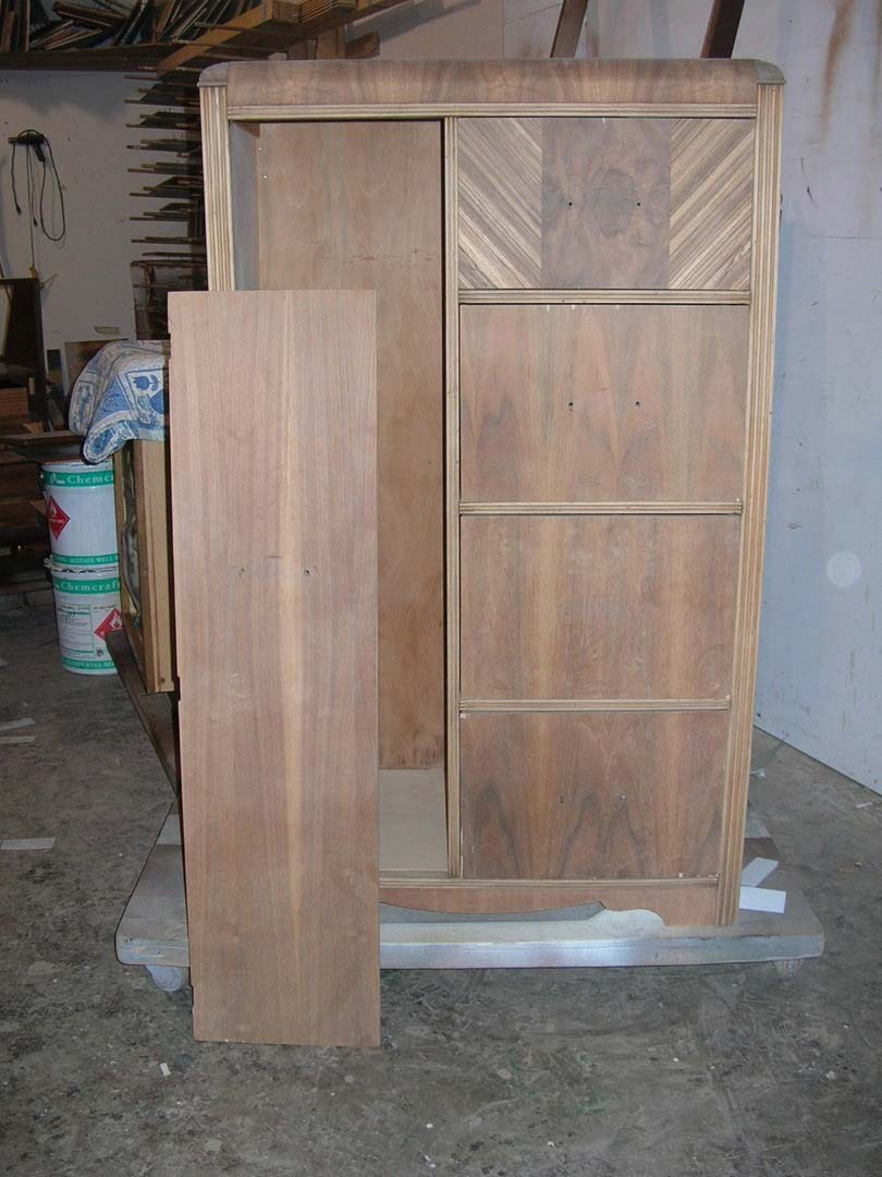 Repairing Antique Wardrobe — The Tri-State Area — Carriage House II In-Home Restorations