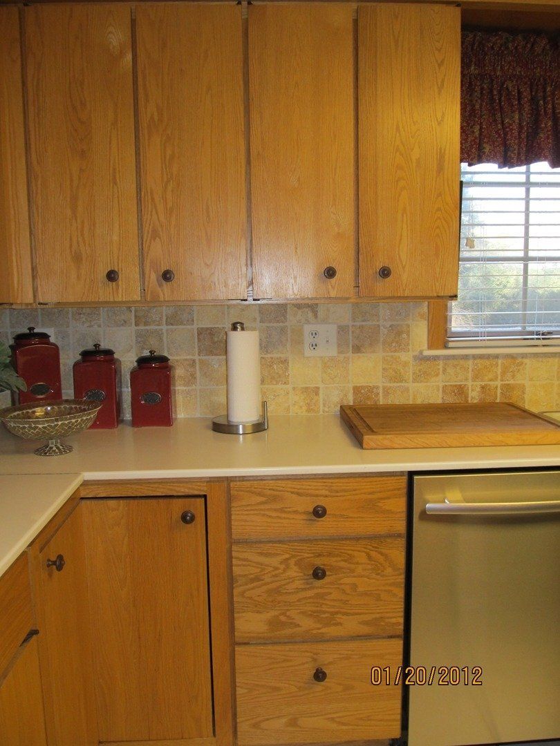 Kitchen with Brown Cabinet — The Tri-State Area — Carriage House II In-Home Restorations
