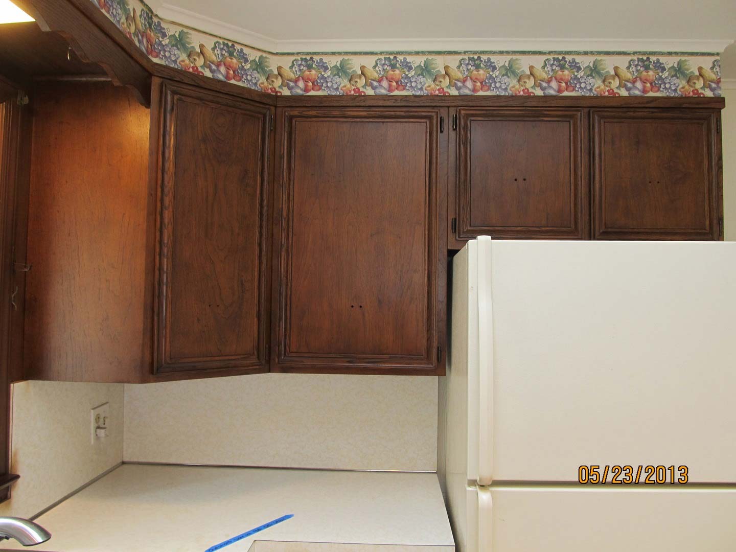Kitchen Walnut Cabinet Restoration — The Tri-State Area — Carriage House II In-Home Restorations