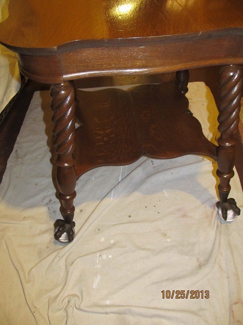 Antique Table Restored — The Tri-State Area — Carriage House II In-Home Restorations