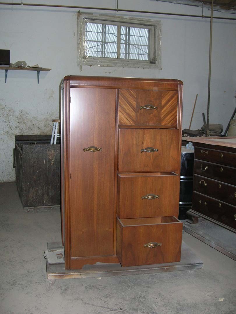Refinished Antique Wardrobe — The Tri-State Area — Carriage House II In-Home Restorations