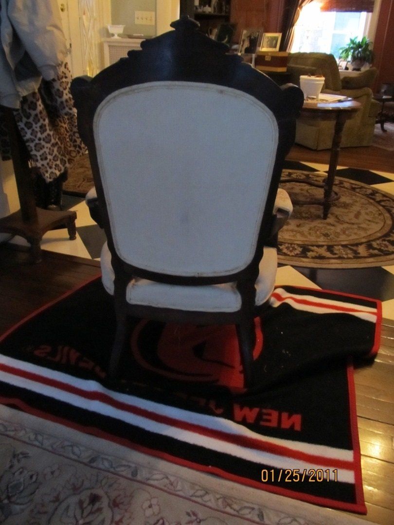 Victorian Armchair Back — The Tri-State Area — Carriage House II In-Home Restorations