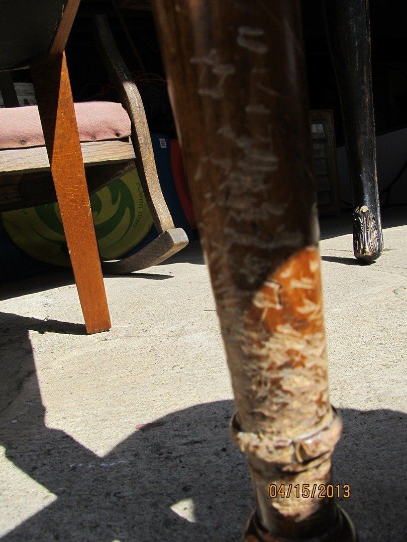 Brown Chair Legs with Severe Dog Chew Damages — The Tri-State Area — Carriage House II In-Home Restorations