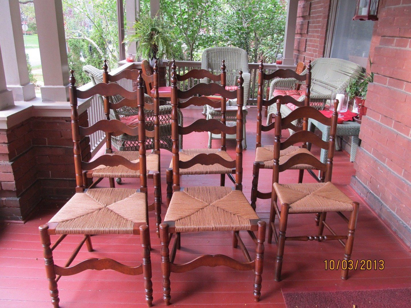 Vintage Ladder Back Chairs Restored — The Tri-State Area — Carriage House II In-Home Restorations