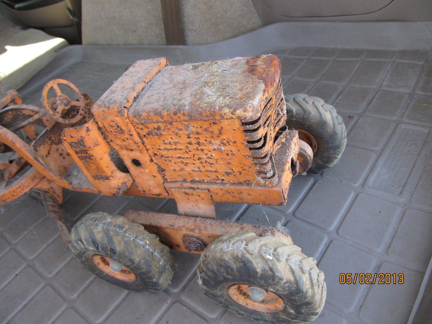 Rusted Orange Truck Vintage Toy — The Tri-State Area — Carriage House II In-Home Restorations