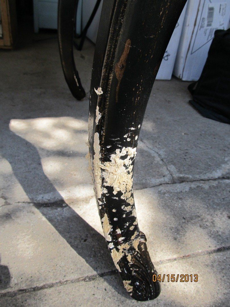 Chair Legs with Damaged — The Tri-State Area — Carriage House II In-Home Restorations