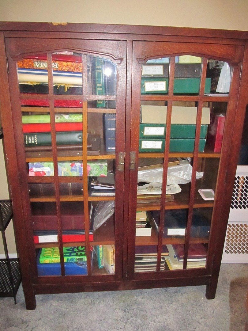 Antique Mission Bookcase — The Tri-State Area — Carriage House II In-Home Restorations