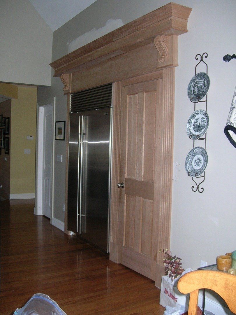 Before Cherry Woodwork in Kitchen — The Tri-State Area — Carriage House II In-Home Restorations