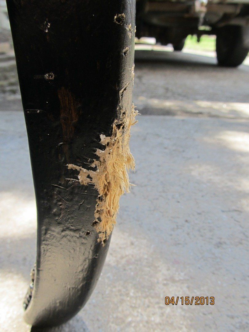 Chair Legs with Severe Dog Chew Damages — The Tri-State Area — Carriage House II In-Home Restorations