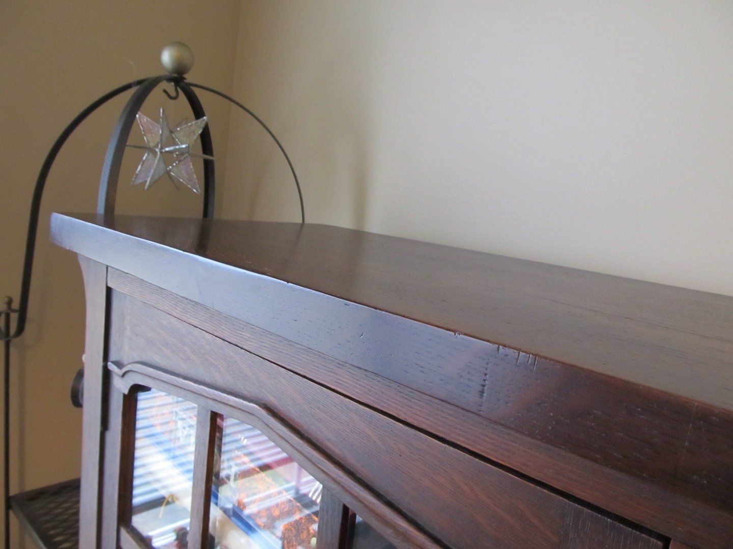 Antique Mission Bookcase Restored — The Tri-State Area — Carriage House II In-Home Restorations