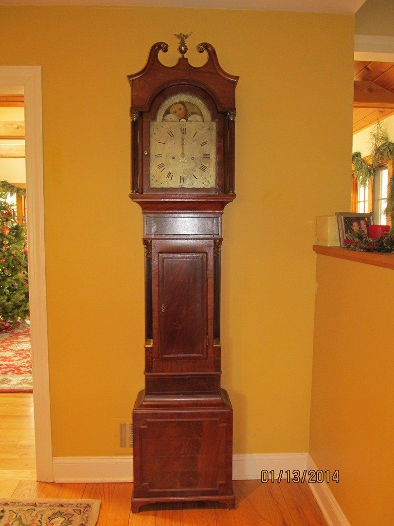 Brown Grandfather Clock — The Tri-State Area — Carriage House II In-Home Restorations