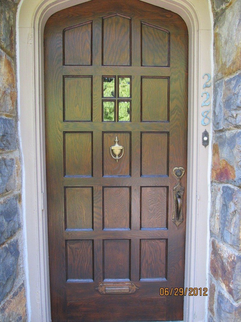Brown Door with Glass — The Tri-State Area — Carriage House II In-Home Restorations