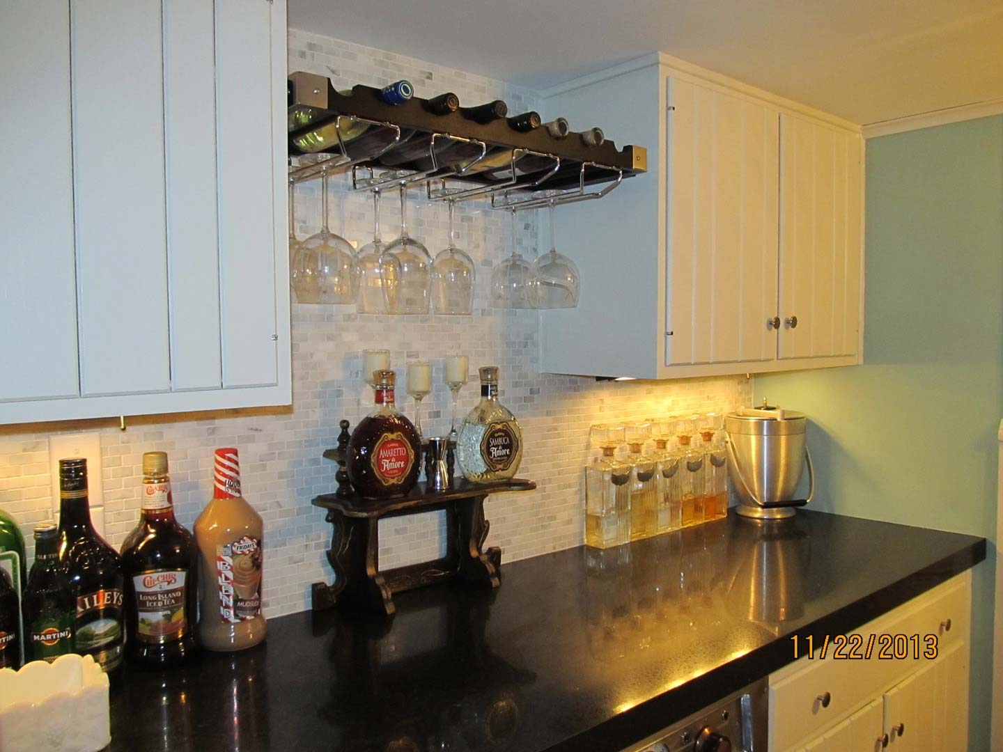 Renovated Vintage Bar Corner — The Tri-State Area — Carriage House II In-Home Restorations