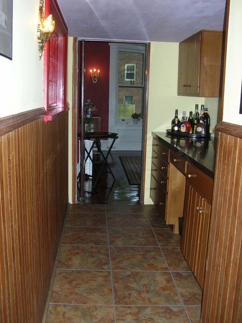 Hallway with New Floor — The Tri-State Area — Carriage House II In-Home Restorations
