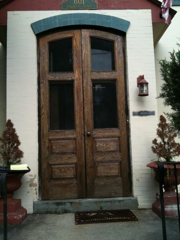 Before Windowed Door Restoration — The Tri-State Area — Carriage House II In-Home Restorations