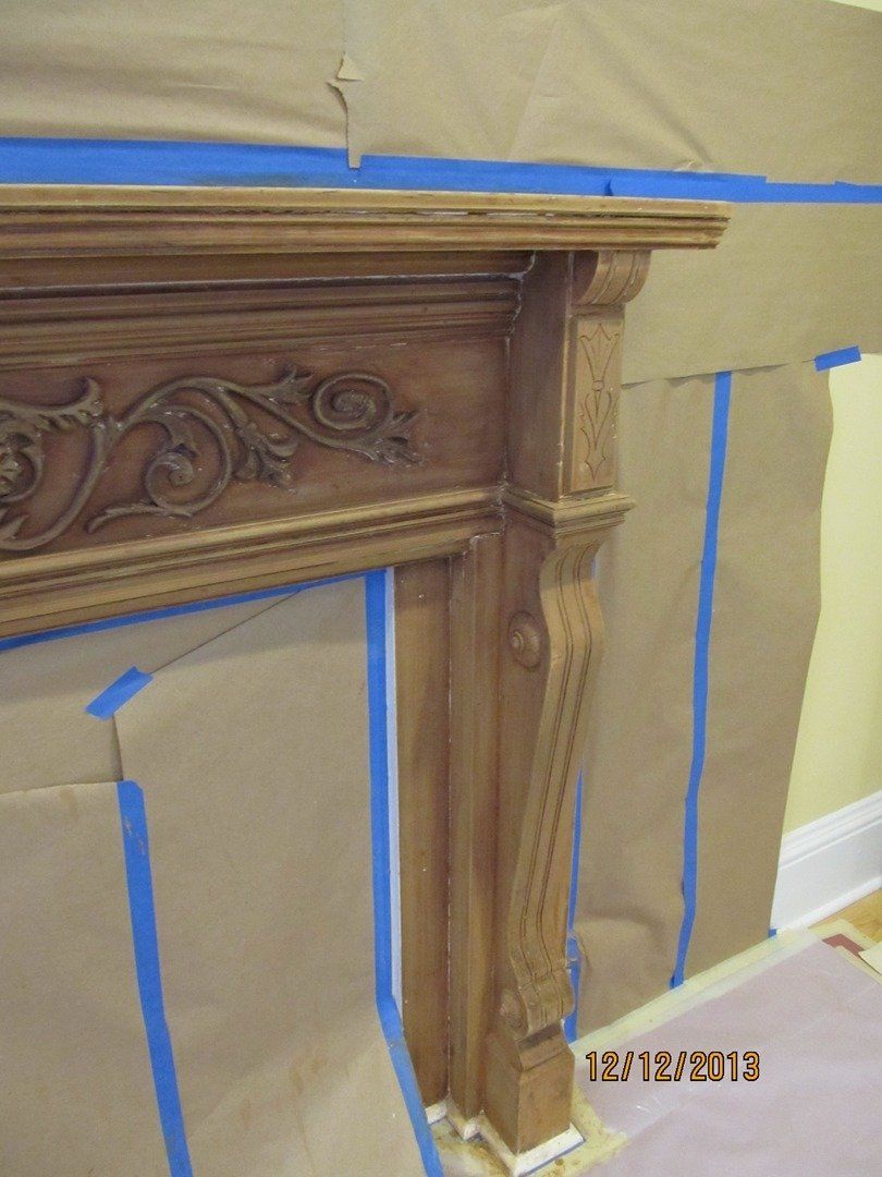 Brown Victorian Mantle — The Tri-State Area — Carriage House II In-Home Restorations