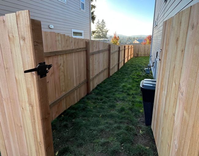 Wooden Fence Installation in Bremerton, WA