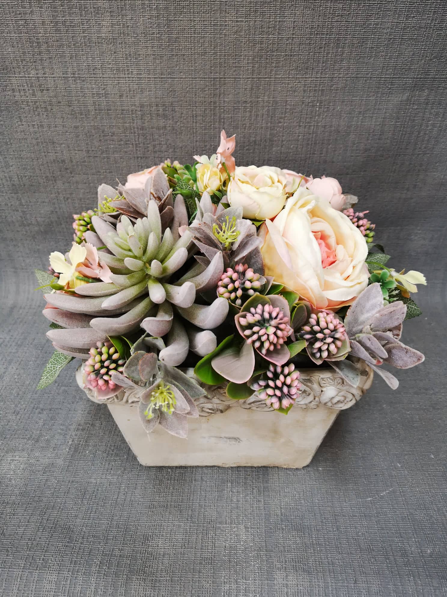 Dirbtinės gėlės, kompozicijos