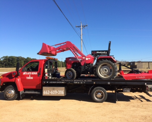 Towing Farm Equipment