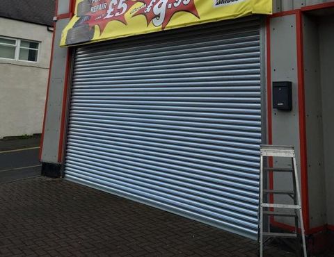 Security shutters for shops