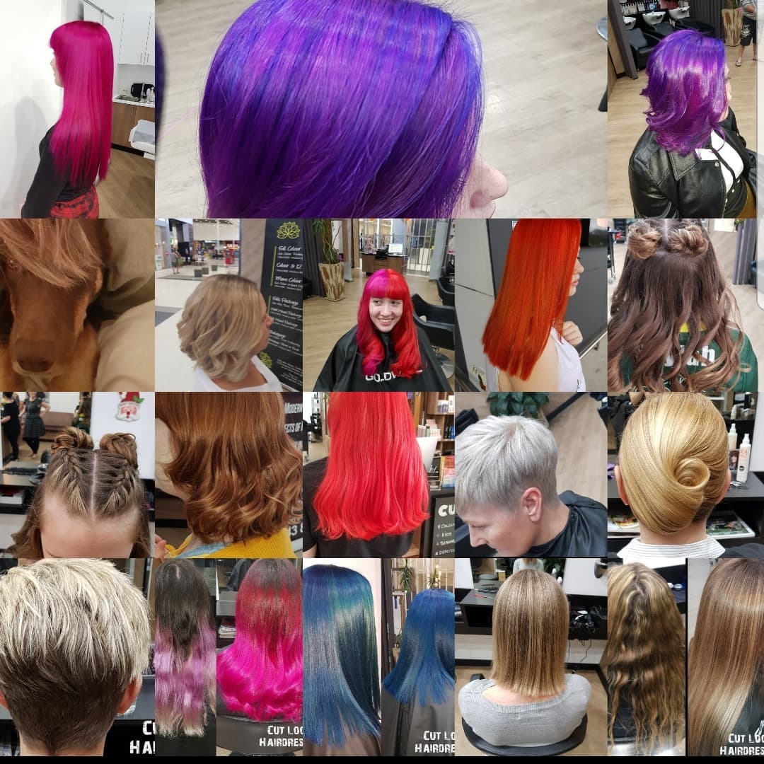 Collage of Completed Hair Projects — Hair Salon in Vincentia, NSW