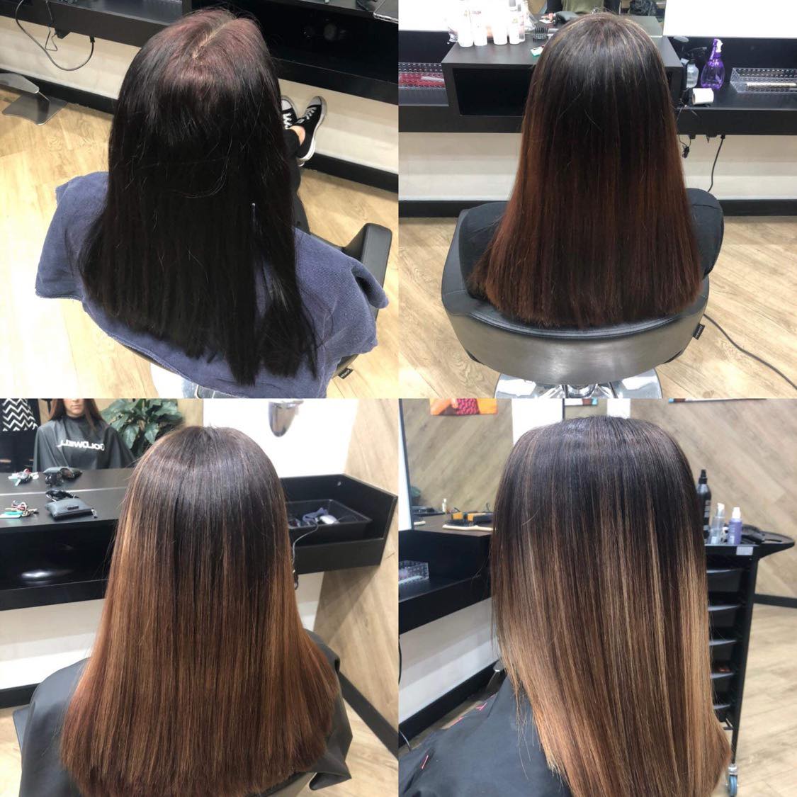 Hair Before & After Colour Treatment — Hair Salon in Vincentia, NSW