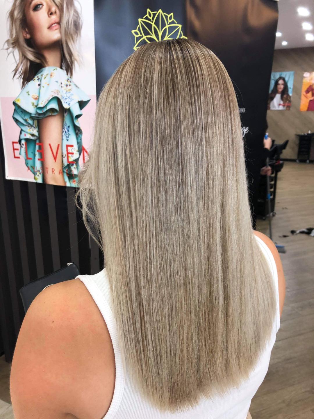 Silver Blonde Hair Colour — Hair Salon in Vincentia, NSW