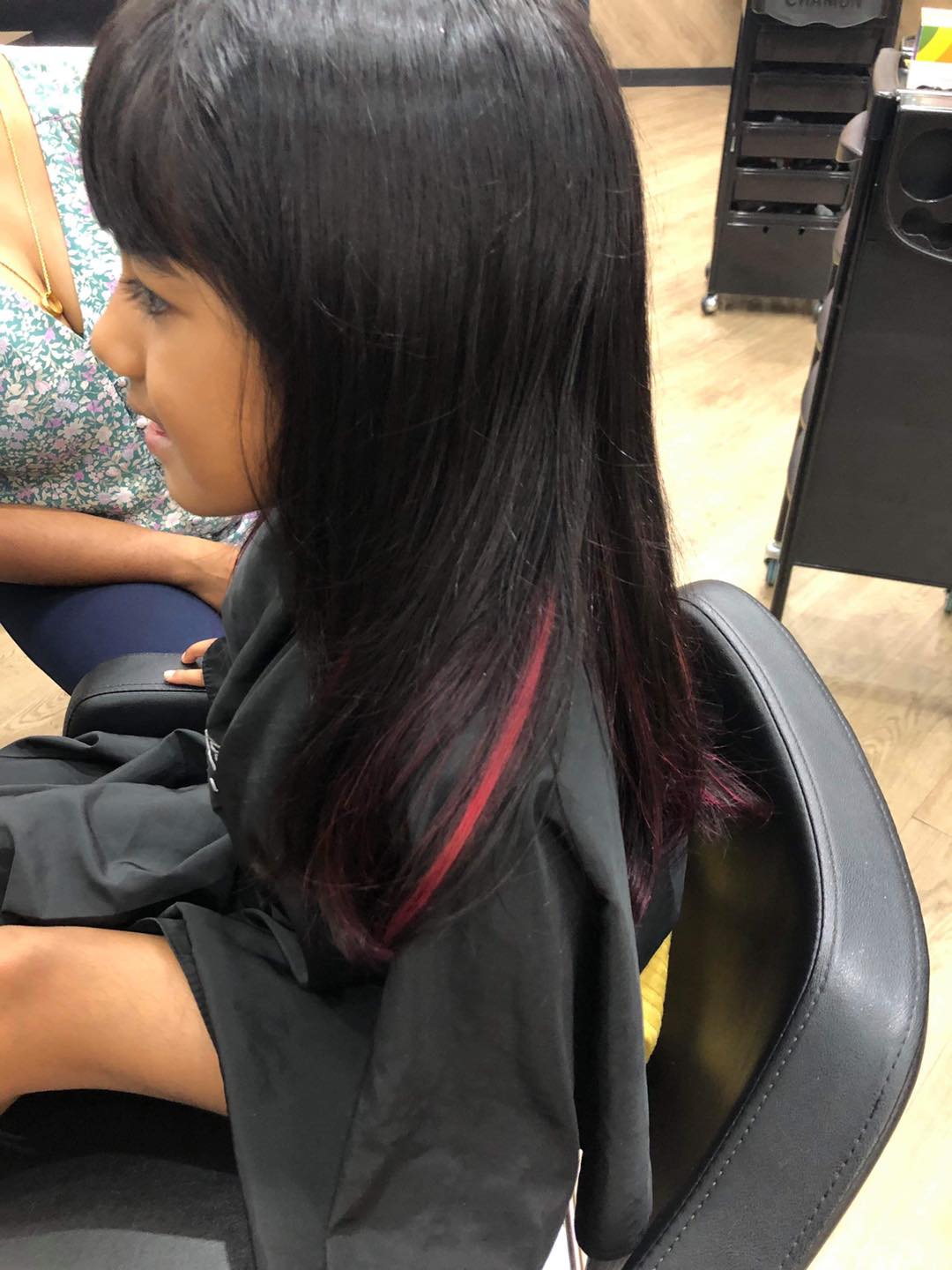 Young Girl with Straight Black Hair — Hair Salon in Vincentia, NSW