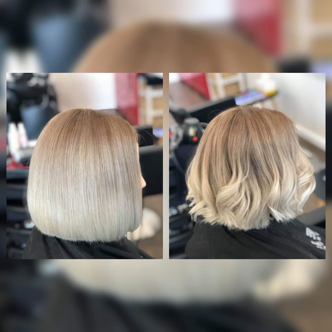 Short Blonde Hair Color — Hair Salon in Vincentia, NSW