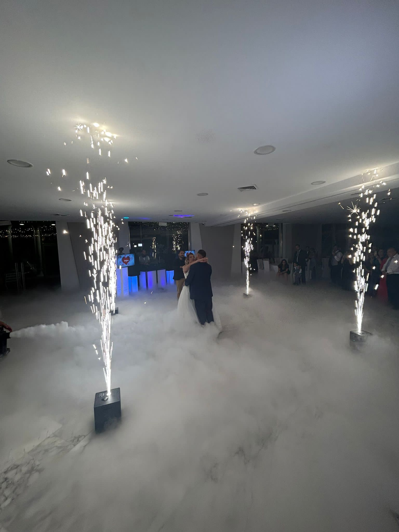 allestimento fuochi d'artificio