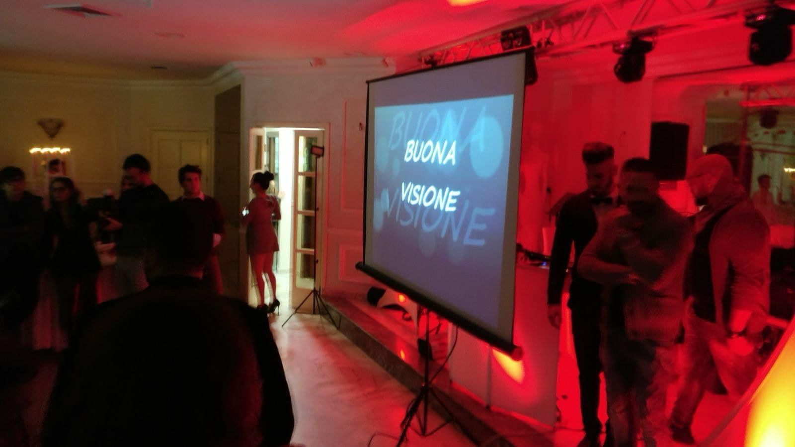 allestimento schermo