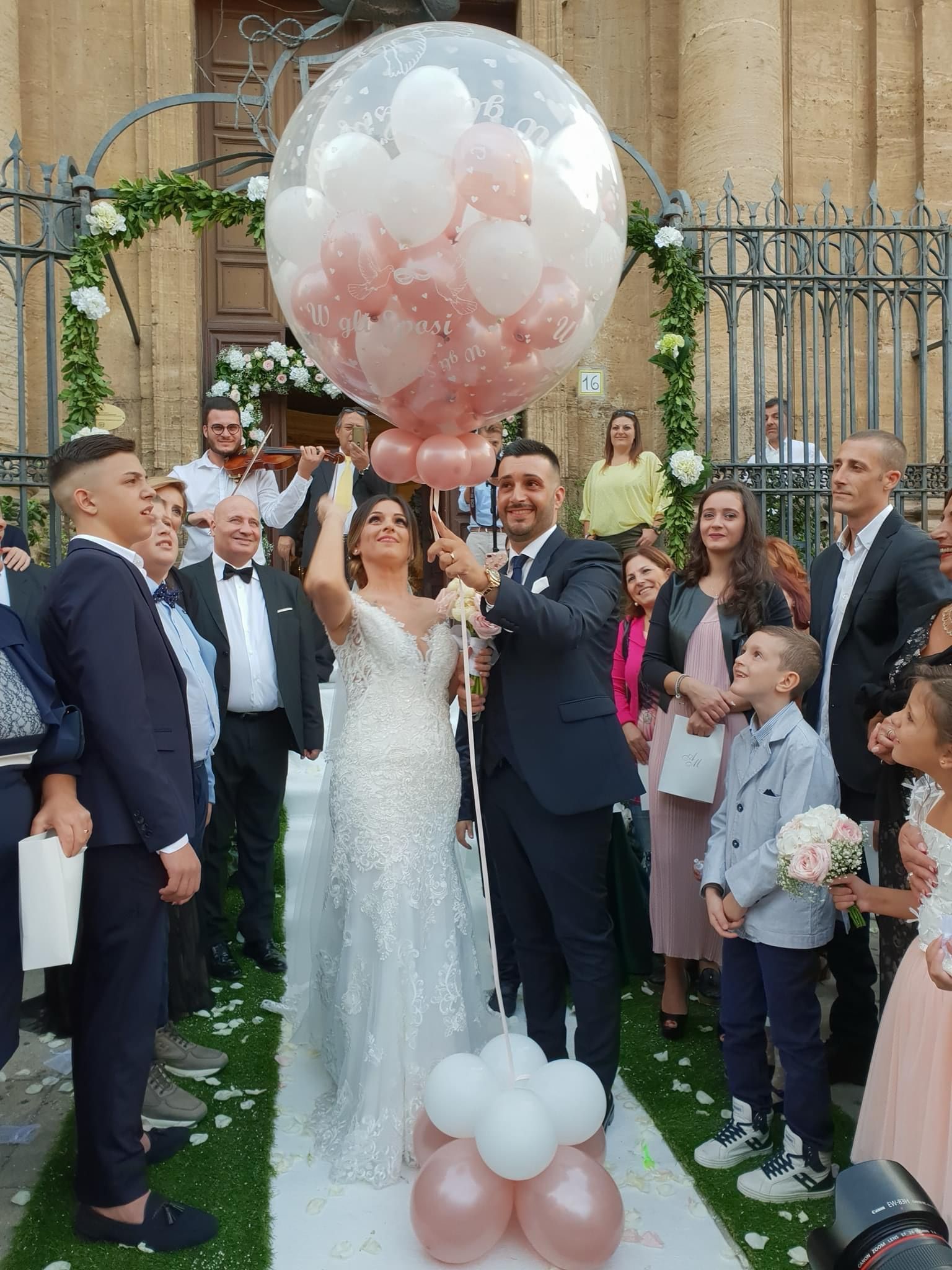 palloncini matrimonio