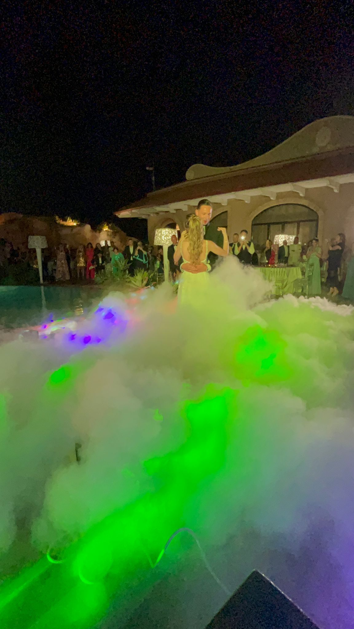 allestimento schiumogeni