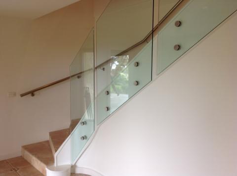 Glass Stainless Steel Handrail — Hampton, VIC — Bayside Balustrades