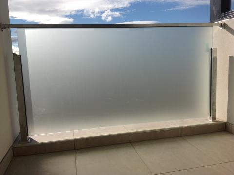 Frosted Screen — Hampton, VIC — Bayside Balustrades