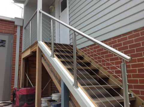 Stainless Steel Wire System — Hampton, VIC — Bayside Balustrades