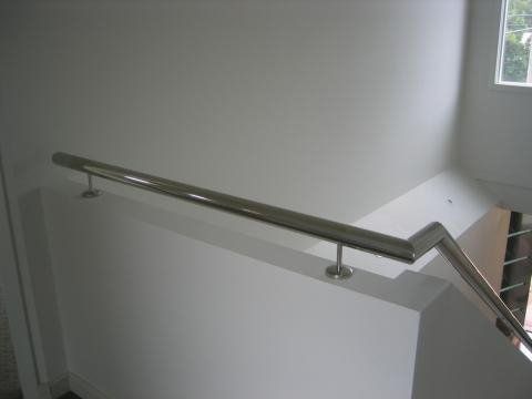 Nib Walls with Stainless steel Handrail — Hampton, VIC — Bayside Balustrades
