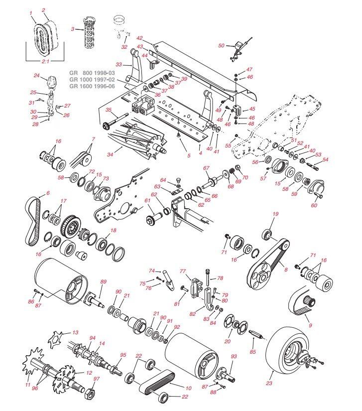 Istruzioni per il montaggio di pezzi di ricambio