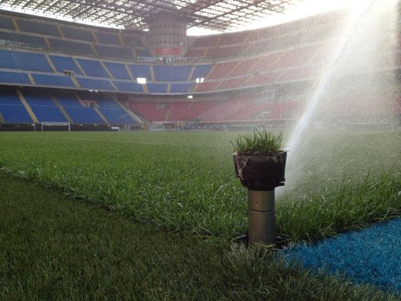 Installazione di impianti di irrigazione per campi da calcio