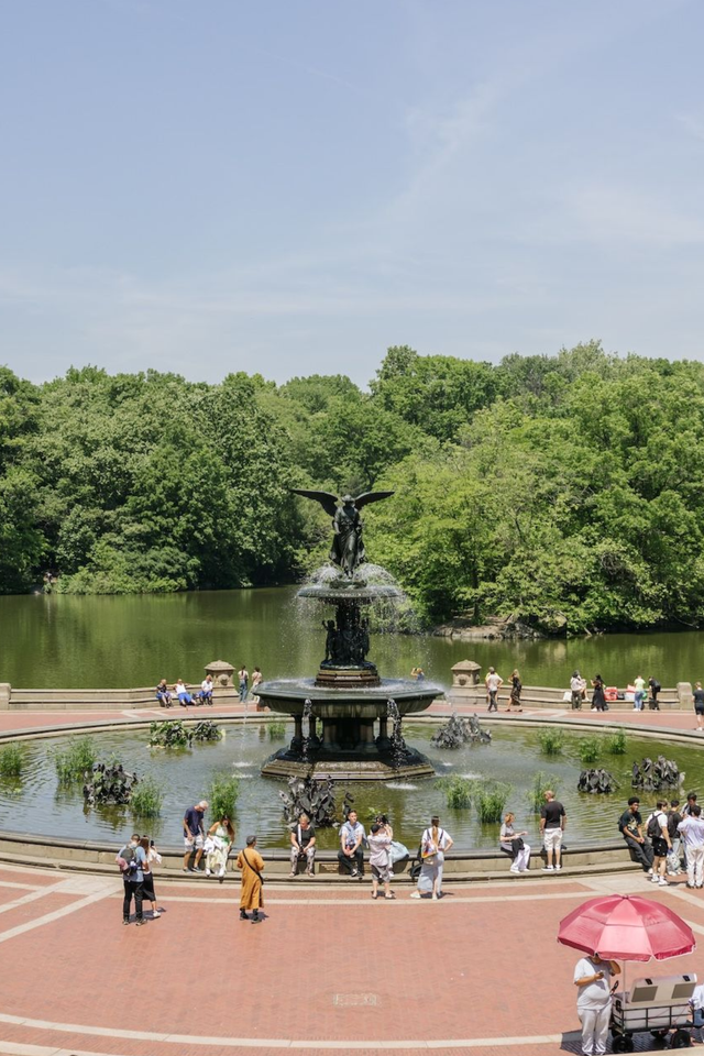 A tall building with a theater below.