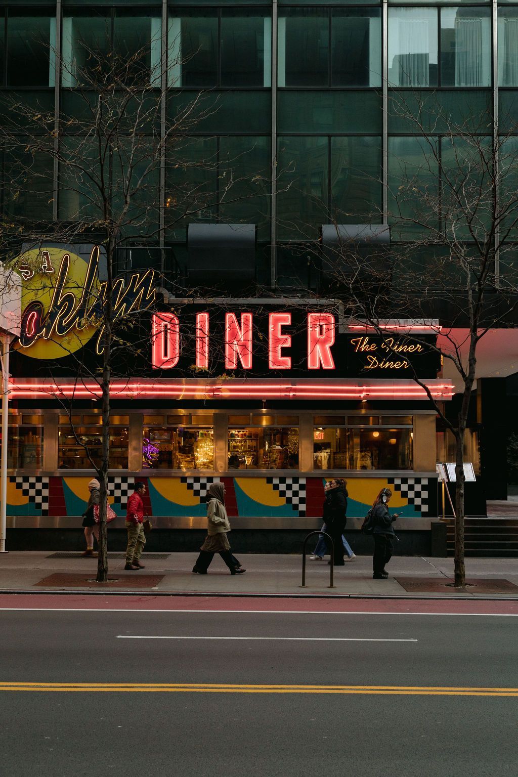 Diner with neon 